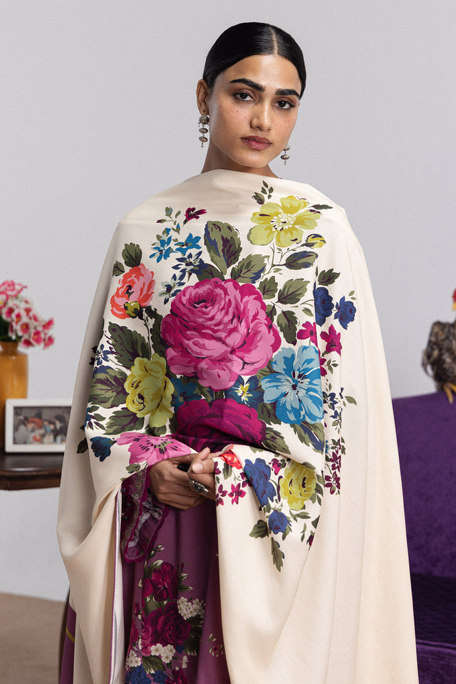 Zara ShahJahan | Coco Prints Winter 26 | Katya-9A - by Libasekhas UK - Registered Vendor of : Zara ShahJahan - 100% Original Designer Dress
