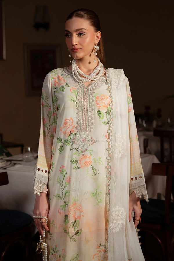 Nureh | Swiss Lawn | NS-163 - by Libasekhas UK - Registered Vendor of : Nureh - 100% Original Designer Dress
