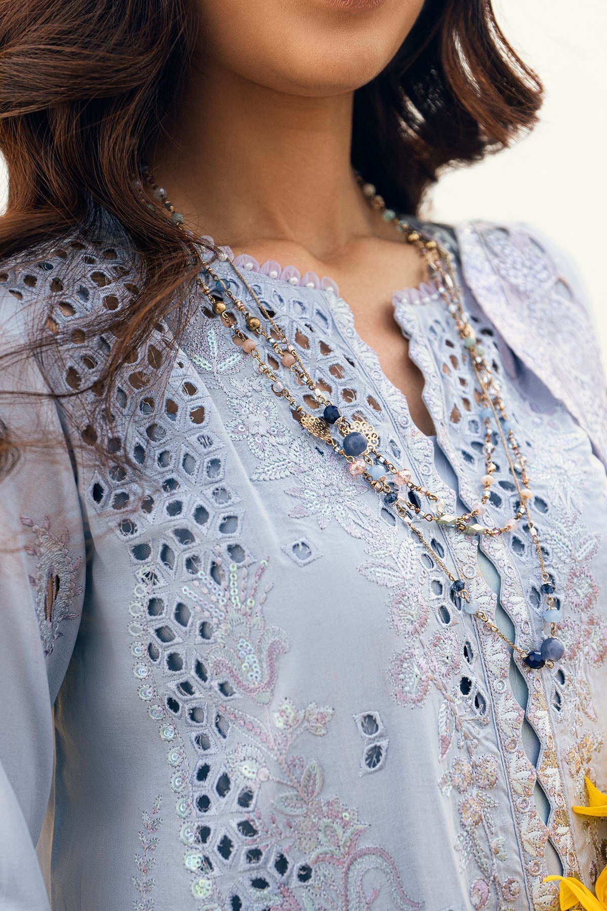 Nureh | Khuwab Luxury Lawn | NE-150 - by - Libasekhas UK - Registered Vendor of : Nureh - 100% Original Designer Dresss