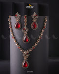 Opal Necklace Set - by - Libasekhas UK - Registered Vendor of : Zeesy - 100% Original Designer Dresss