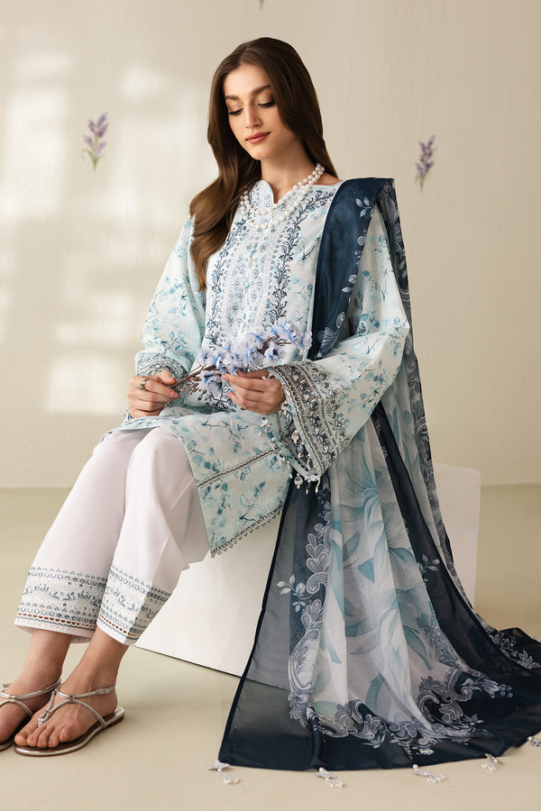 Baroque | Luxury Summer Pret | UF-4422 - by Libasekhas UK - Registered Vendor of : Baroque - 100% Original Designer Dress