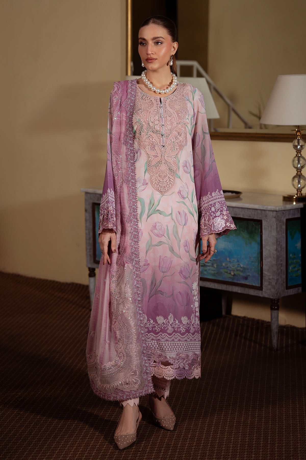 Nureh | Swiss Lawn | NS-159 - by Libasekhas UK - Registered Vendor of : Nureh - 100% Original Designer Dress