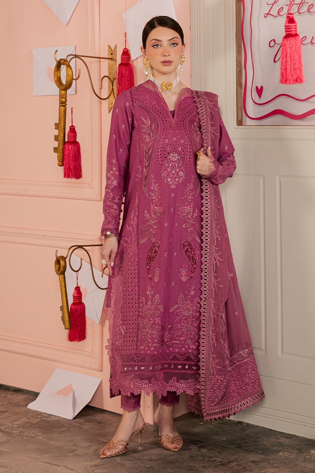 Nureh | Luxury Pret | FE-13 - by Libasekhas UK - Registered Vendor of : Nureh - 100% Original Designer Dress