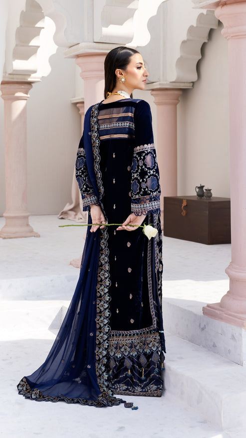 Zebtan | Andaz e Makhmal | ZAM-01 - by - Libasekhas UK - Registered Vendor of : Zebtan - 100% Original Designer Dresss