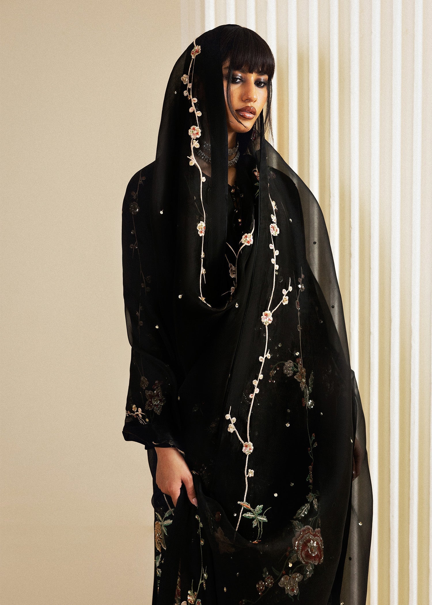 Hussain Rehar | Luxury Pret 26 | Sitara Noir - by Libasekhas UK - Registered Vendor of : Hussain Rehar - 100% Original Designer Dress