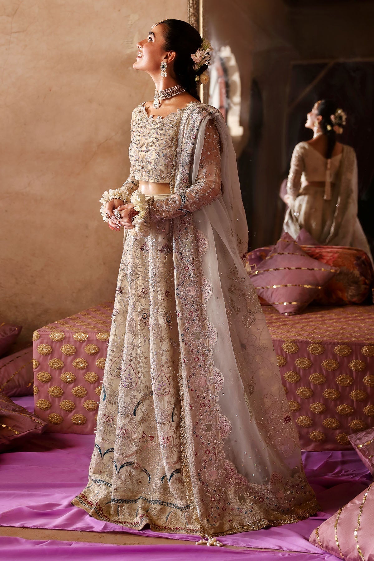 Nureh | Jhoomro Wedding Formals | NL-72 CHANDNI - by - Libasekhas UK - Registered Vendor of : Nureh - 100% Original Designer Dresss