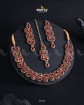 Elara Necklace - by - Libasekhas UK - Registered Vendor of : Zeesy - 100% Original Designer Dresss
