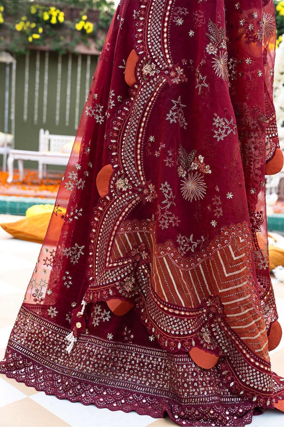 Nureh | Jhoomro Wedding Formals | NL-53 - MAHRO - by - Libasekhas UK - Registered Vendor of : Nureh - 100% Original Designer Dresss