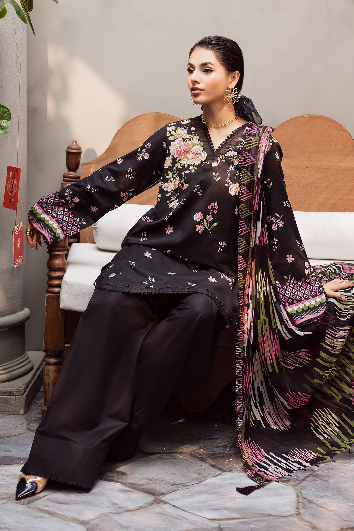 Nureh | Signature Prints 26 | SP-162 - by Libasekhas UK - Registered Vendor of : Nureh - 100% Original Designer Dress