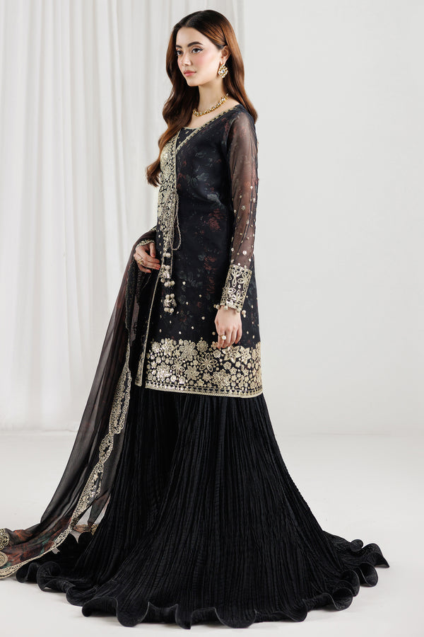 Farasha | Formals 26 | Raven Noir - by Libasekhas UK - Registered Vendor of : Farasha - 100% Original Designer Dress