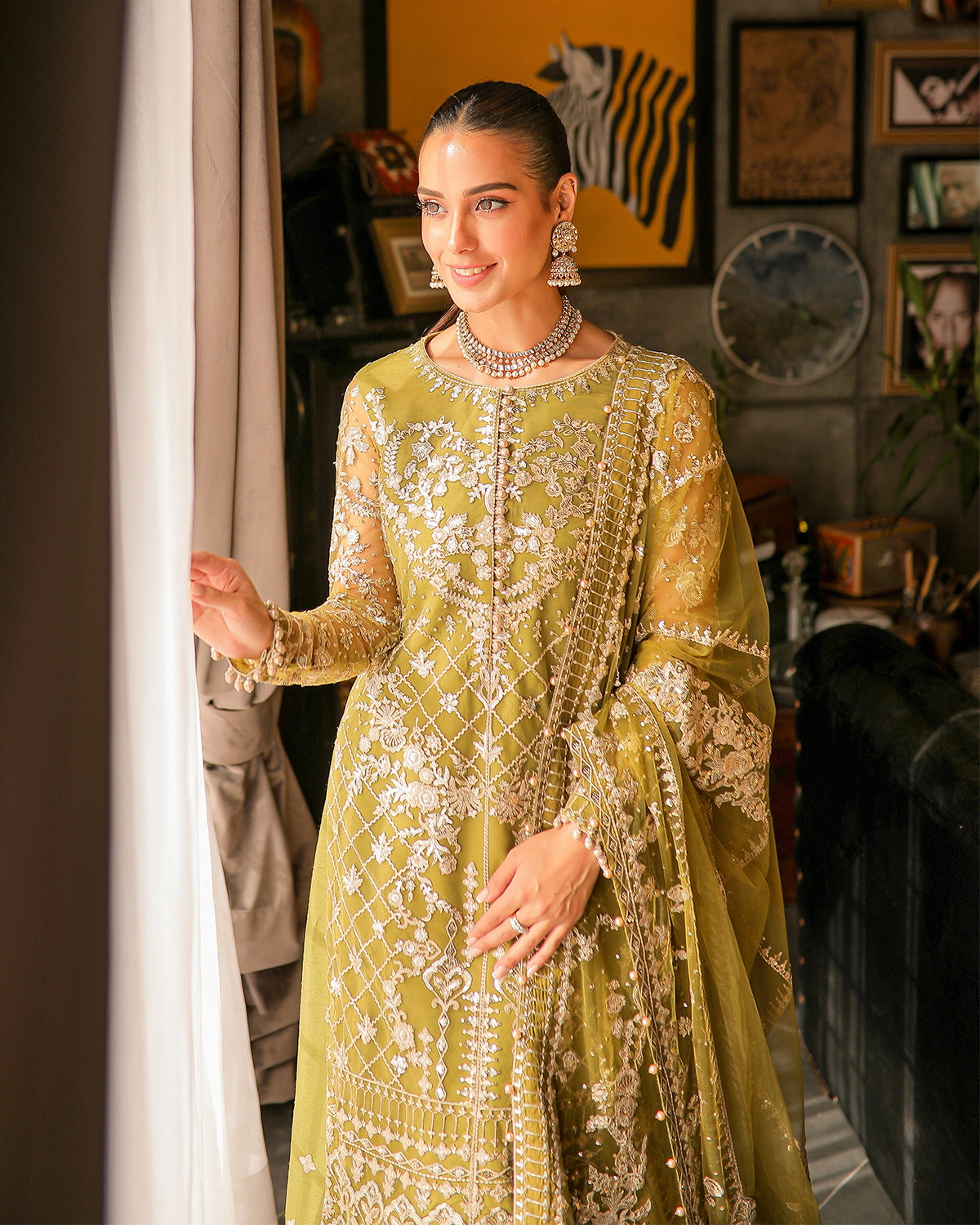 Faiza Saqlain | Nira Festive | Rozhin - by - Libasekhas UK - Registered Vendor of : Faiza Saqlain - 100% Original Designer Dresss