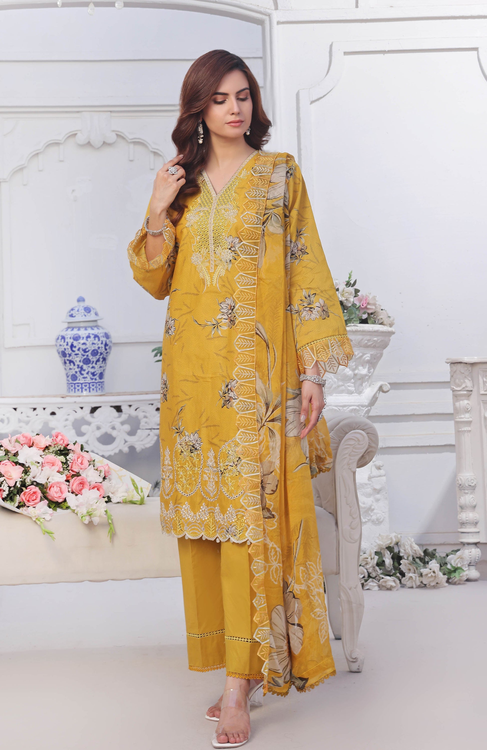 Al Zohaib | Applique Kari Cutwork Edit 25 | ACE-25-05 - by - Libasekhas UK - Registered Vendor of : Alzohaib - 100% Original Designer Dresss