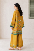 Saad Shaikh | Ease Fall Edit 26 | D-08 Co-ord Set Mustard - by Libasekhas UK - Registered Vendor of : Saad Shaikh - 100% Original Designer Dress