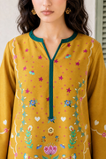 Saad Shaikh | Ease Fall Edit 26 | D-08 Co-ord Set Mustard - by Libasekhas UK - Registered Vendor of : Saad Shaikh - 100% Original Designer Dress