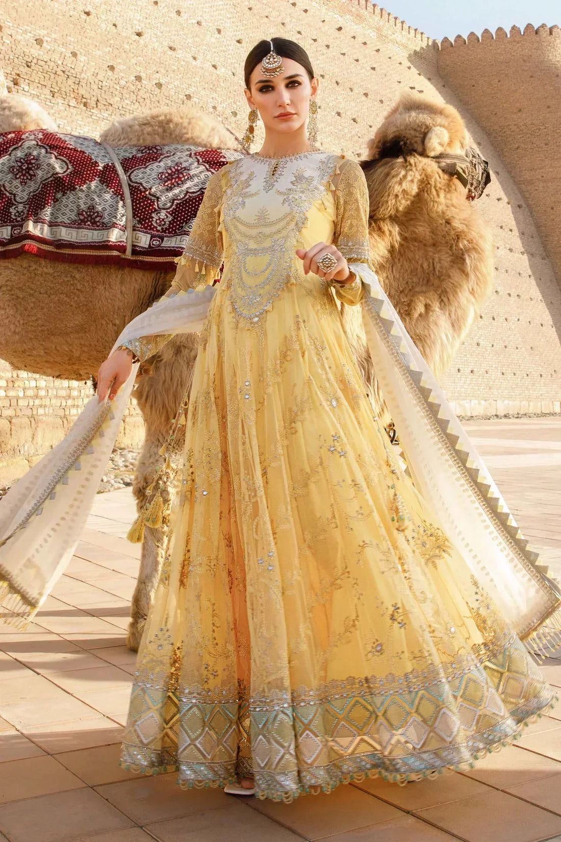 Maria B | Luxury Lawn | D-2305-A - by - Libasekhas UK - Registered Vendor of : Maria B - 100% Original Designer Dresss