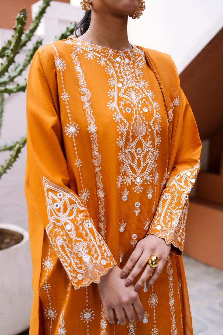 Marjjan | Leya Collection | MBL-95 (MUSTARD) - by Libasekhas - Registered Vendor of : Marjjan - 100% Original Designer Dress