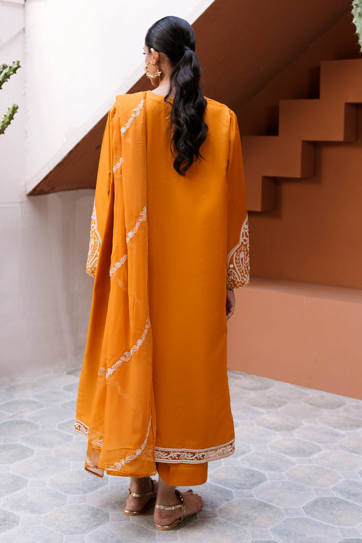 Marjjan | Leya Collection | MBL-95 (MUSTARD) - by Libasekhas - Registered Vendor of : Marjjan - 100% Original Designer Dress