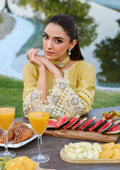 Elaf Premium | Luxury Lawn 25 | ELH-4A DANDELION - by - Libasekhas UK - Registered Vendor of : Elaf Premium - 100% Original Designer Dresss
