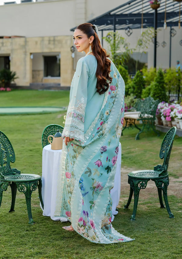 Elaf Premium | Luxury Lawn 25 | ELH-2B ZOYA - by - Libasekhas UK - Registered Vendor of : Elaf Premium - 100% Original Designer Dresss