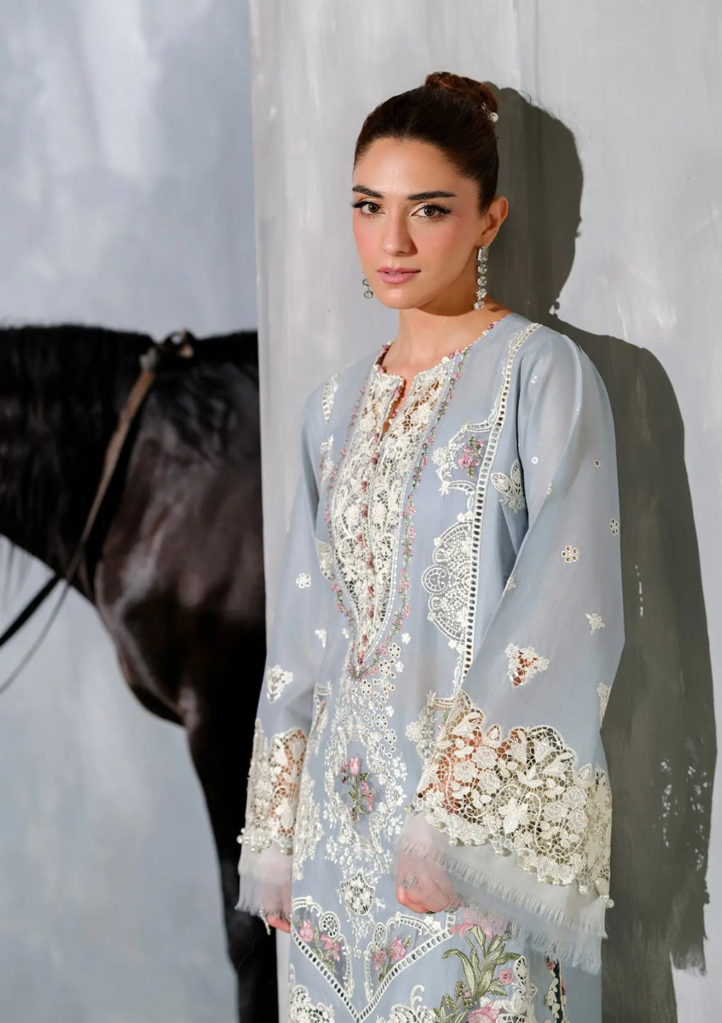 Elaf Premium | Luxury Lawn 25 | ELH-7B ISSABEL - by - Libasekhas UK - Registered Vendor of : Elaf Premium - 100% Original Designer Dresss