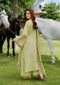 Elaf Premium | Luxury Lawn 25 | ELH-1A PISTACIA - by - Libasekhas UK - Registered Vendor of : Elaf Premium - 100% Original Designer Dresss