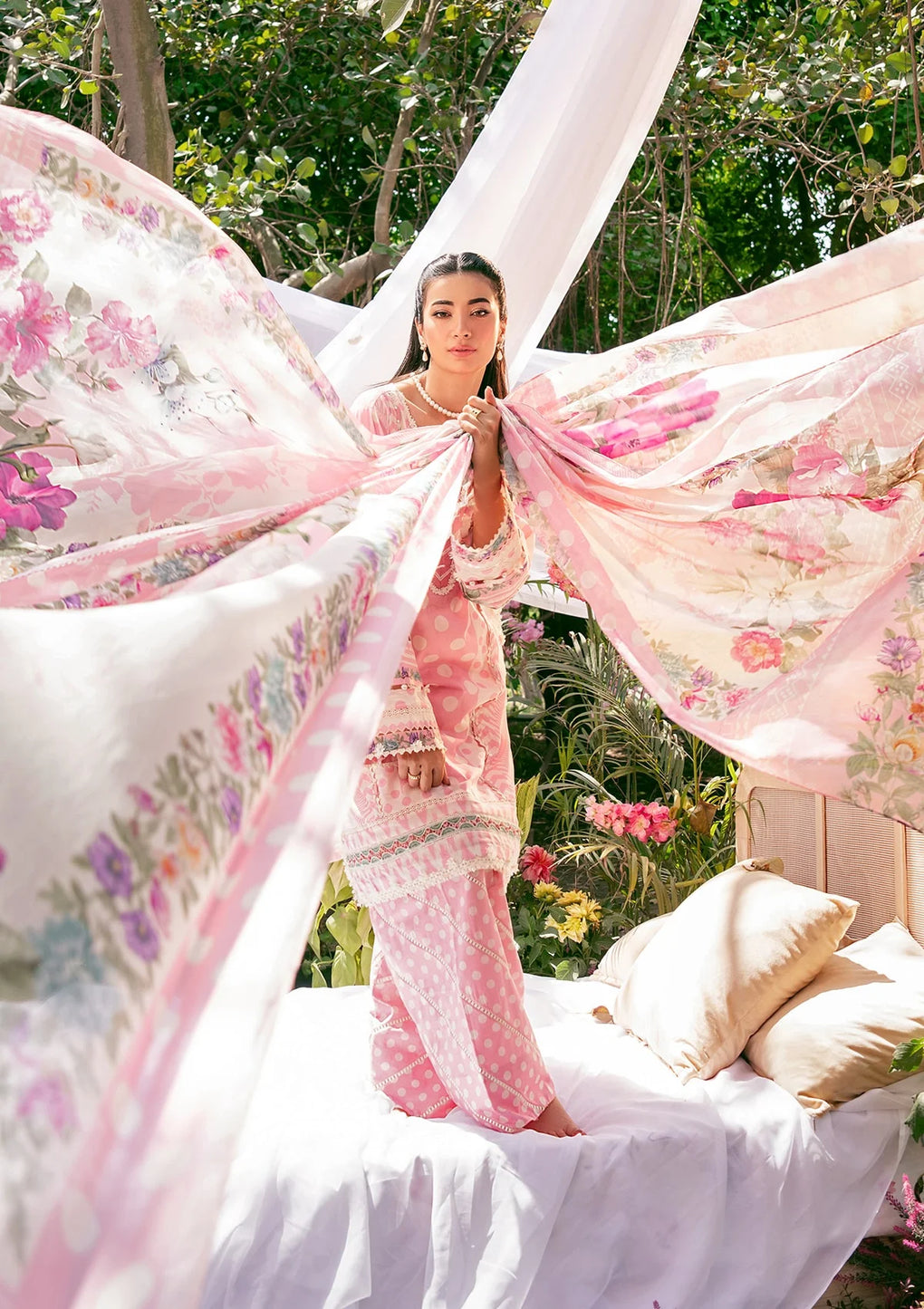Elaf Premium | Prints 25 | EPS-2A ROSE DUSK - by - Libasekhas UK - Registered Vendor of : Elaf Premium - 100% Original Designer Dresss