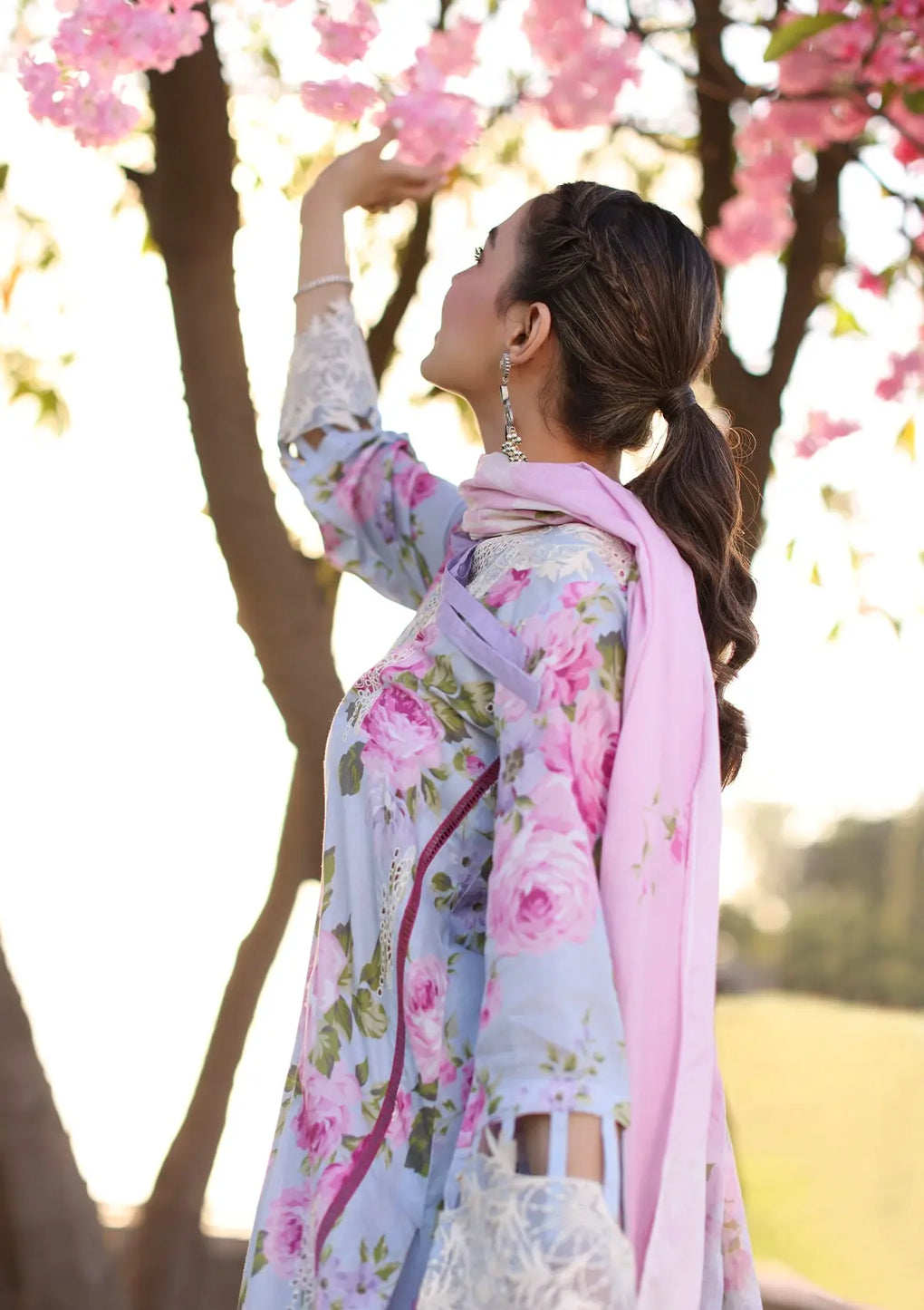 Elaf Premium | Prints Chikankari 24 | 04A OCEAN BLOSSOMS - Luxury -  Libasekhas