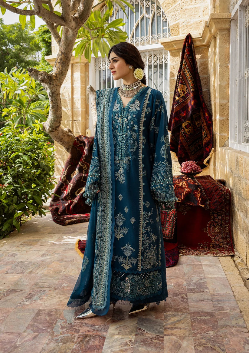 Kahf Premium | Kahf Karandi 25 |KKH-05 CYARA - by Libasekhas UK - Registered Vendor of : Kahf Premium - 100% Original Designer Dress