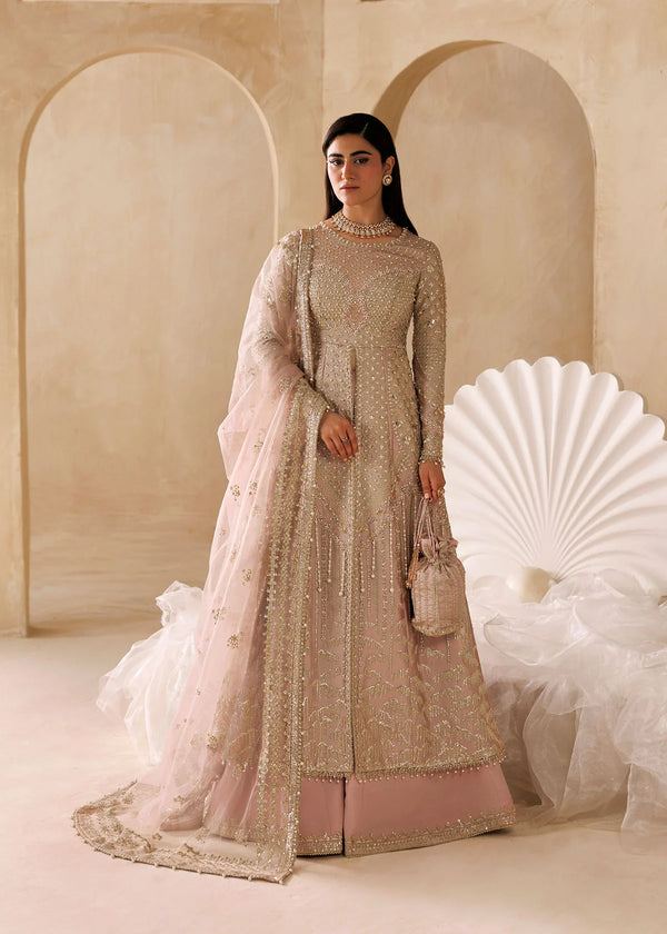 Sardinia | Brides Edit'26 | Pink Front Open Shirt & Sharara-ELARA