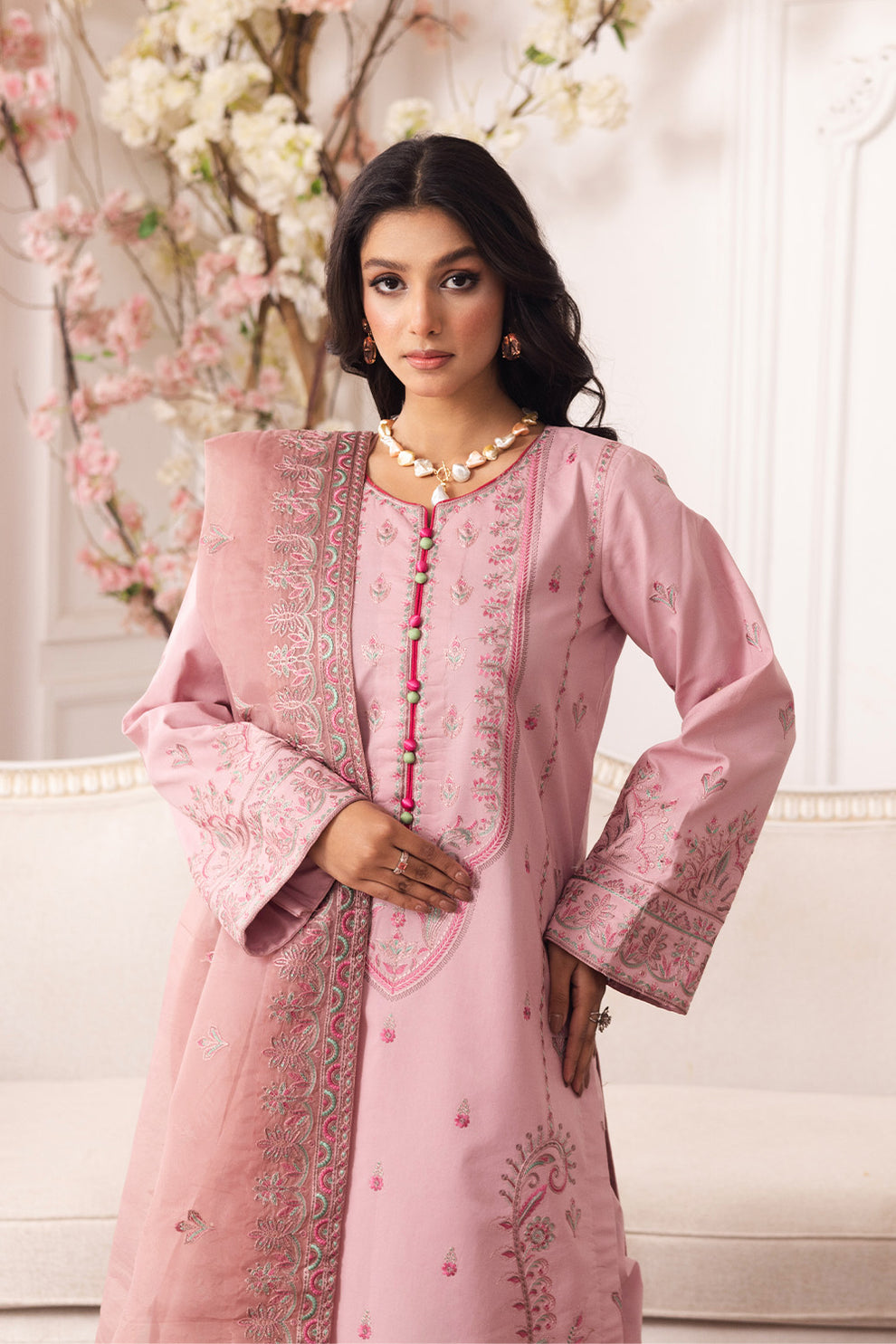 Maryum N Maria | Mira Luxury Lawn | MEHAR - FS50102 - by - Libasekhas UK - Registered Vendor of : Maryum N Maria - 100% Original Designer Dresss