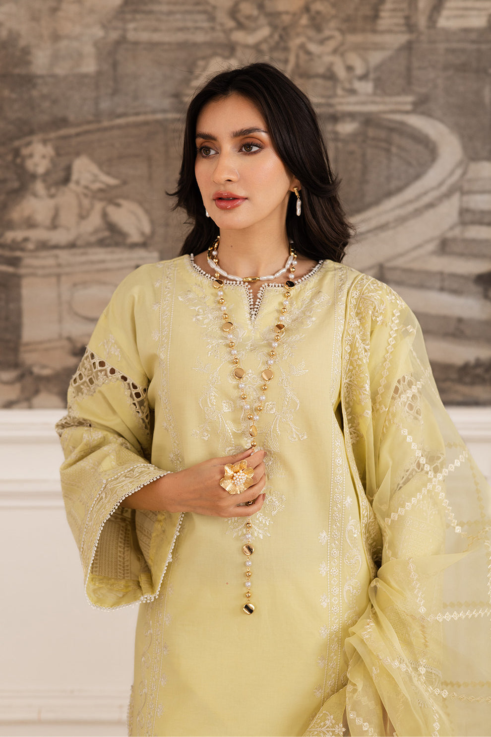 Maryum N Maria | Mira Luxury Lawn | HAYAT - FS50104 - by - Libasekhas UK - Registered Vendor of : Maryum N Maria - 100% Original Designer Dresss
