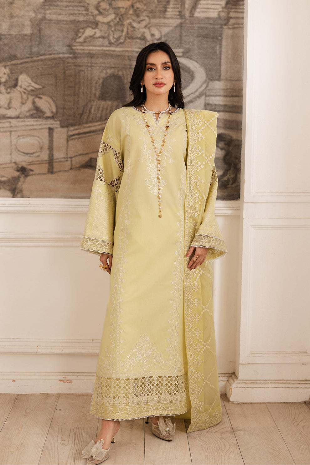 Maryum N Maria | Mira Luxury Lawn | HAYAT - FS50104 - by - Libasekhas UK - Registered Vendor of : Maryum N Maria - 100% Original Designer Dresss