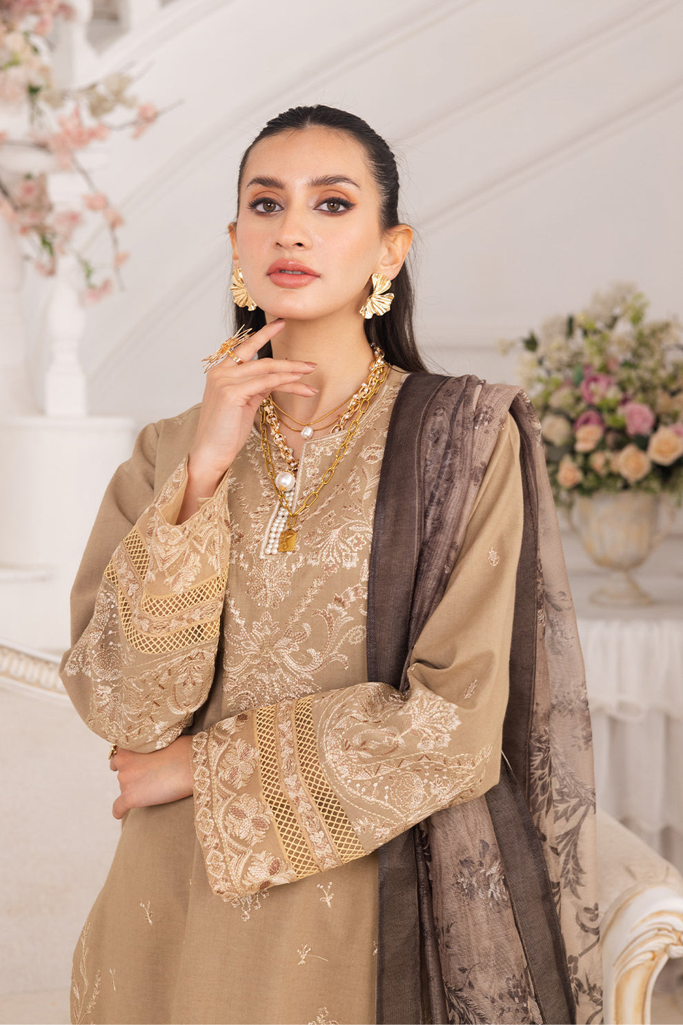 Maryum N Maria | Mira Luxury Lawn | LEYLA - FS50105 - by - Libasekhas UK - Registered Vendor of : Maryum N Maria - 100% Original Designer Dresss