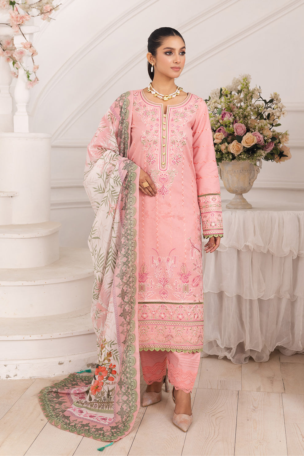 Maryum N Maria | Mira Luxury Lawn | MAHINE - FS50106 - by - Libasekhas UK - Registered Vendor of : Maryum N Maria - 100% Original Designer Dresss