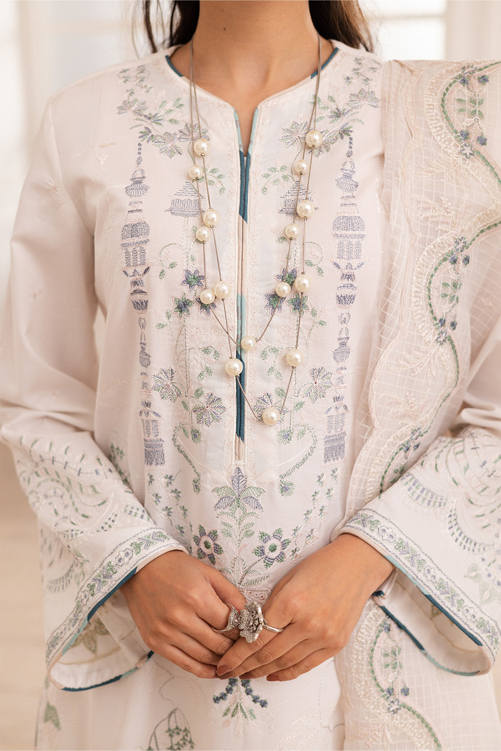 Maryum N Maria | Mira Luxury Lawn | MAIRA - FS50107 - by - Libasekhas UK - Registered Vendor of : Maryum N Maria - 100% Original Designer Dresss