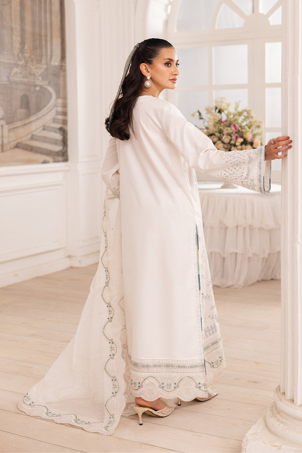 Maryum N Maria | Mira Luxury Lawn | MAIRA - FS50107 - by - Libasekhas UK - Registered Vendor of : Maryum N Maria - 100% Original Designer Dresss