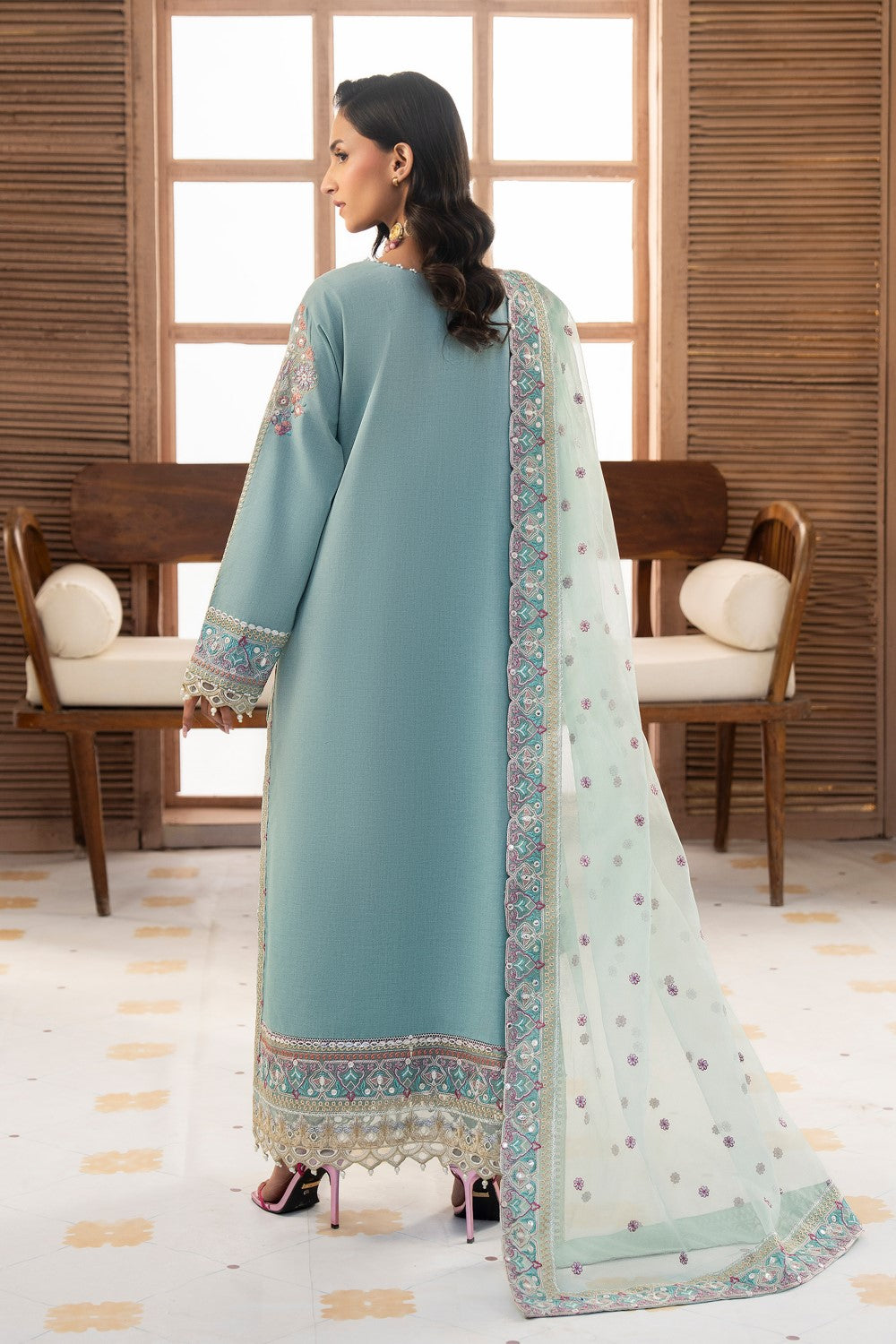 Maryum N Maria | Luxury Lawn 25 | AMANI - MS50110 - by - Libasekhas UK - Registered Vendor of : Maryum N Maria - 100% Original Designer Dresss