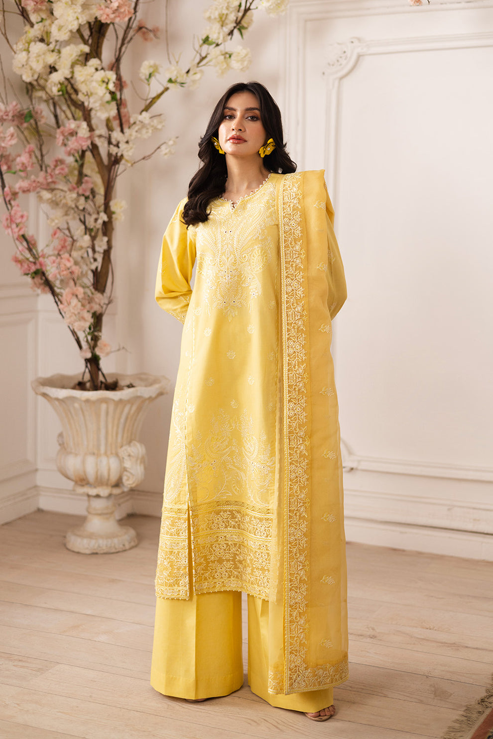 Maryum N Maria | Mira Luxury Lawn | MINA - FS50111 - by - Libasekhas UK - Registered Vendor of : Maryum N Maria - 100% Original Designer Dresss