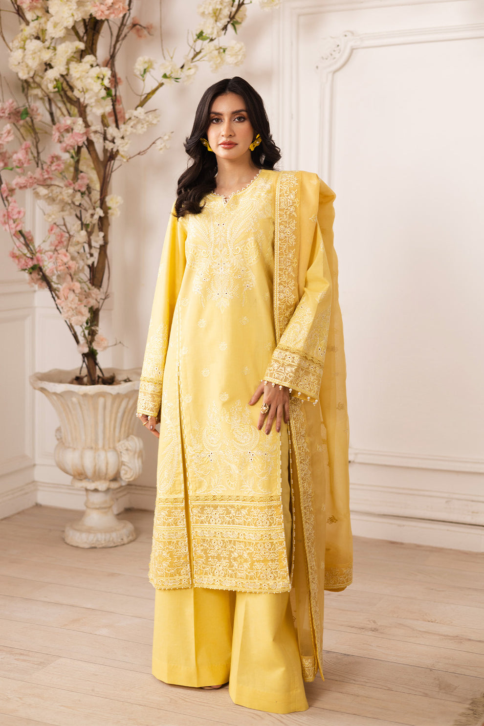 Maryum N Maria | Mira Luxury Lawn | MINA - FS50111 - by - Libasekhas UK - Registered Vendor of : Maryum N Maria - 100% Original Designer Dresss