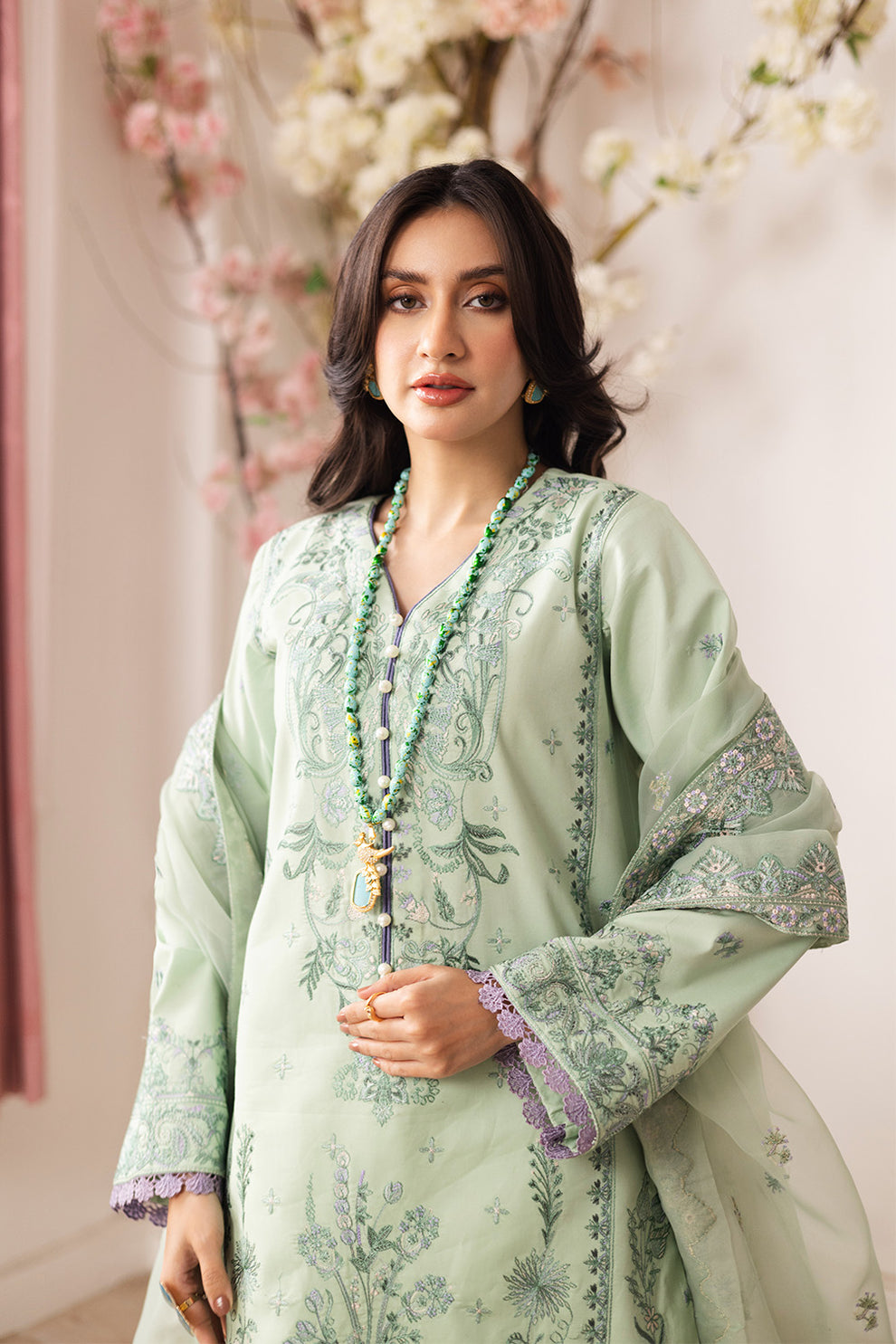 Maryum N Maria | Mira Luxury Lawn | ZINAT - FS50112 - by - Libasekhas UK - Registered Vendor of : Maryum N Maria - 100% Original Designer Dresss
