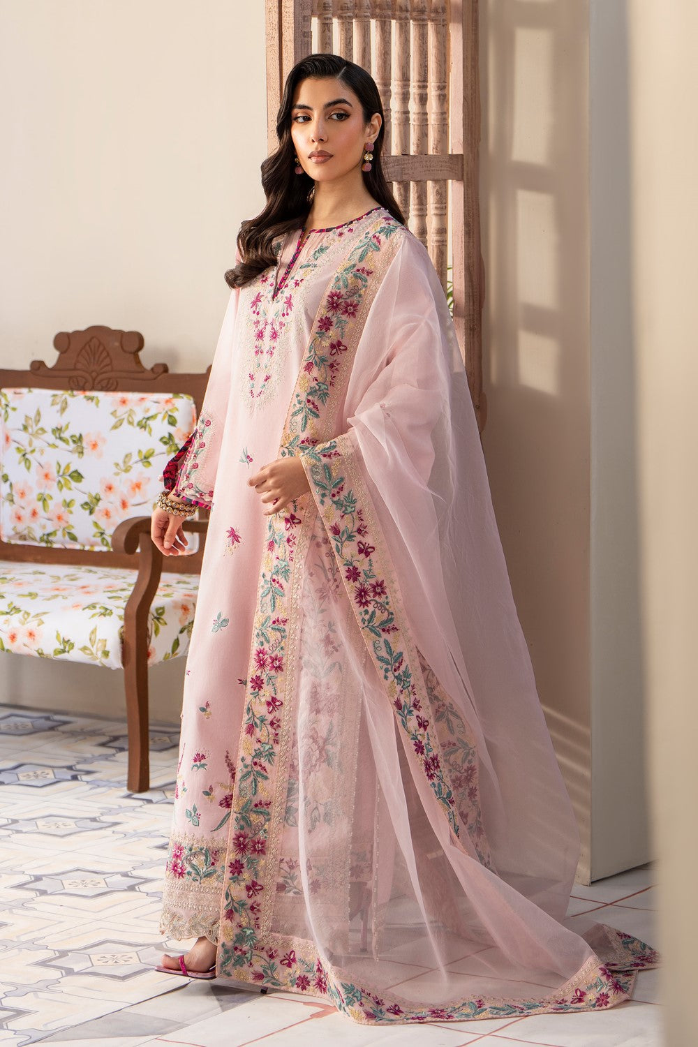 Maryum N Maria | Luxury Lawn 25 | ARNINA - MS50112 - by - Libasekhas UK - Registered Vendor of : Maryum N Maria - 100% Original Designer Dresss