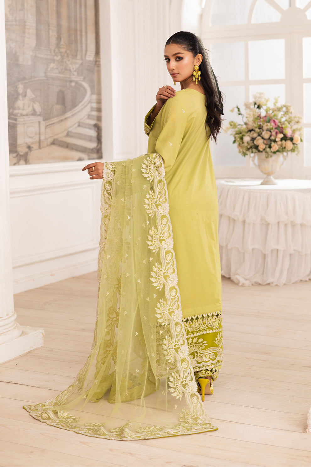 Maryum N Maria | Mira Luxury Lawn | MOZHDEH - FS50115 - by - Libasekhas UK - Registered Vendor of : Maryum N Maria - 100% Original Designer Dresss