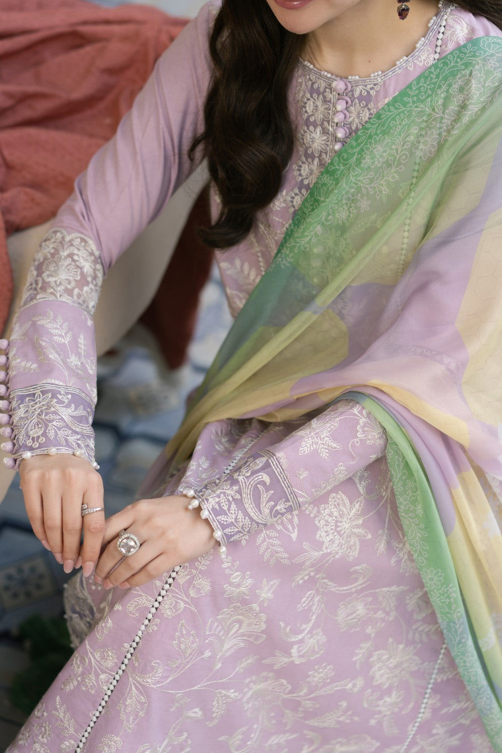 Maryum N Maria | Luxury Lawn 25 | ALEIA - MS50115 - by - Libasekhas UK - Registered Vendor of : Maryum N Maria - 100% Original Designer Dresss