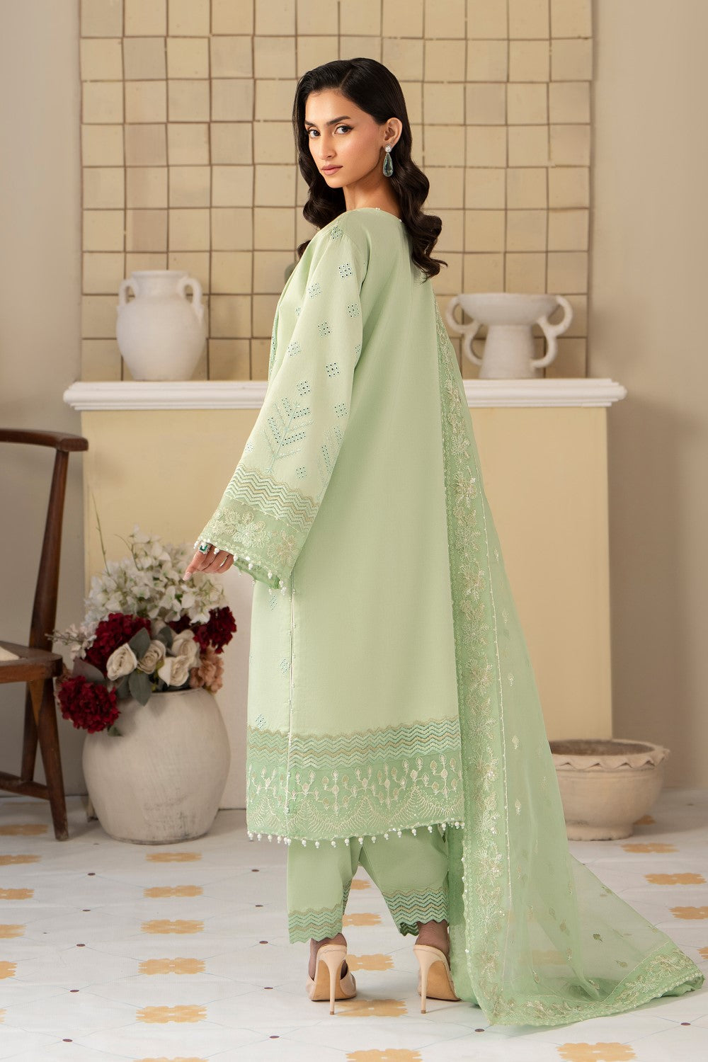 Maryum N Maria | Luxury Lawn 25 | AZAL - MS50116 - by - Libasekhas UK - Registered Vendor of : Maryum N Maria - 100% Original Designer Dresss