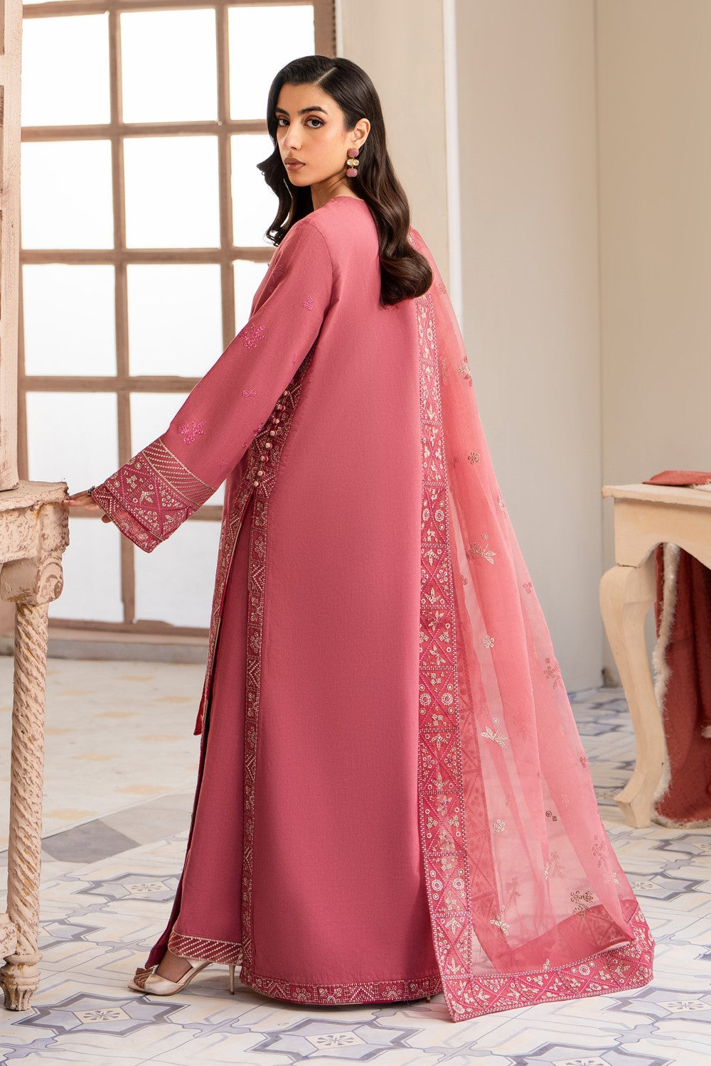 Maryum N Maria | Luxury Lawn 25 | ADRA - MS50118 - by - Libasekhas UK - Registered Vendor of : Maryum N Maria - 100% Original Designer Dresss