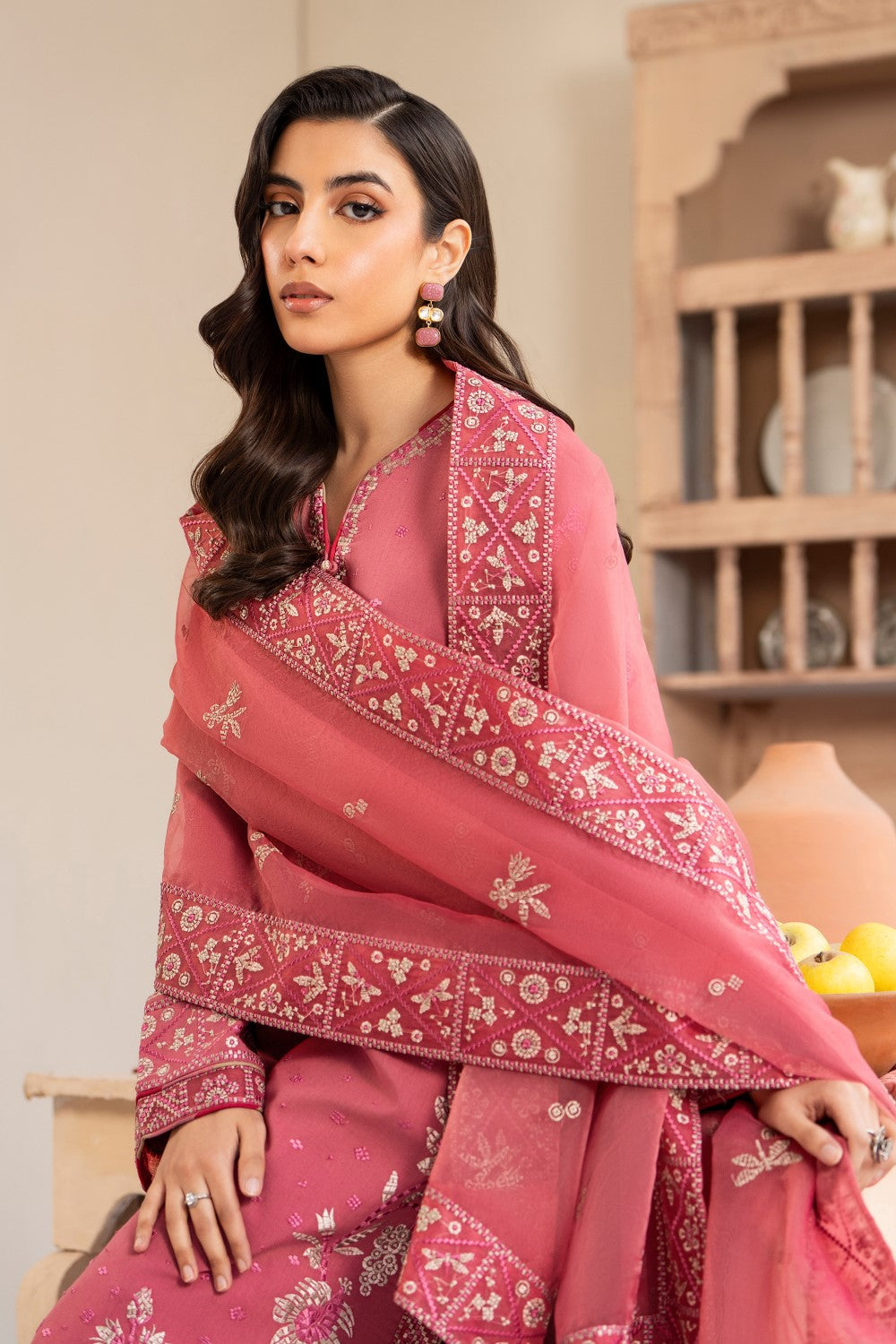 Maryum N Maria | Luxury Lawn 25 | ADRA - MS50118 - by - Libasekhas UK - Registered Vendor of : Maryum N Maria - 100% Original Designer Dresss