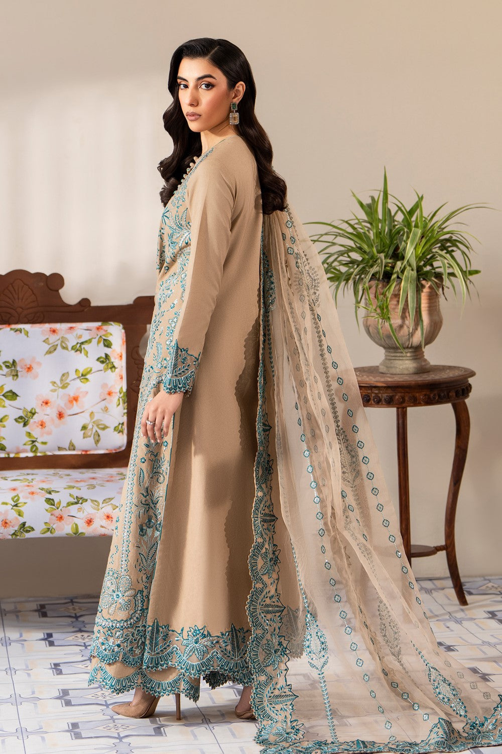 Maryum N Maria | Luxury Lawn 25 | ASHYA - MS50119 - by - Libasekhas UK - Registered Vendor of : Maryum N Maria - 100% Original Designer Dresss