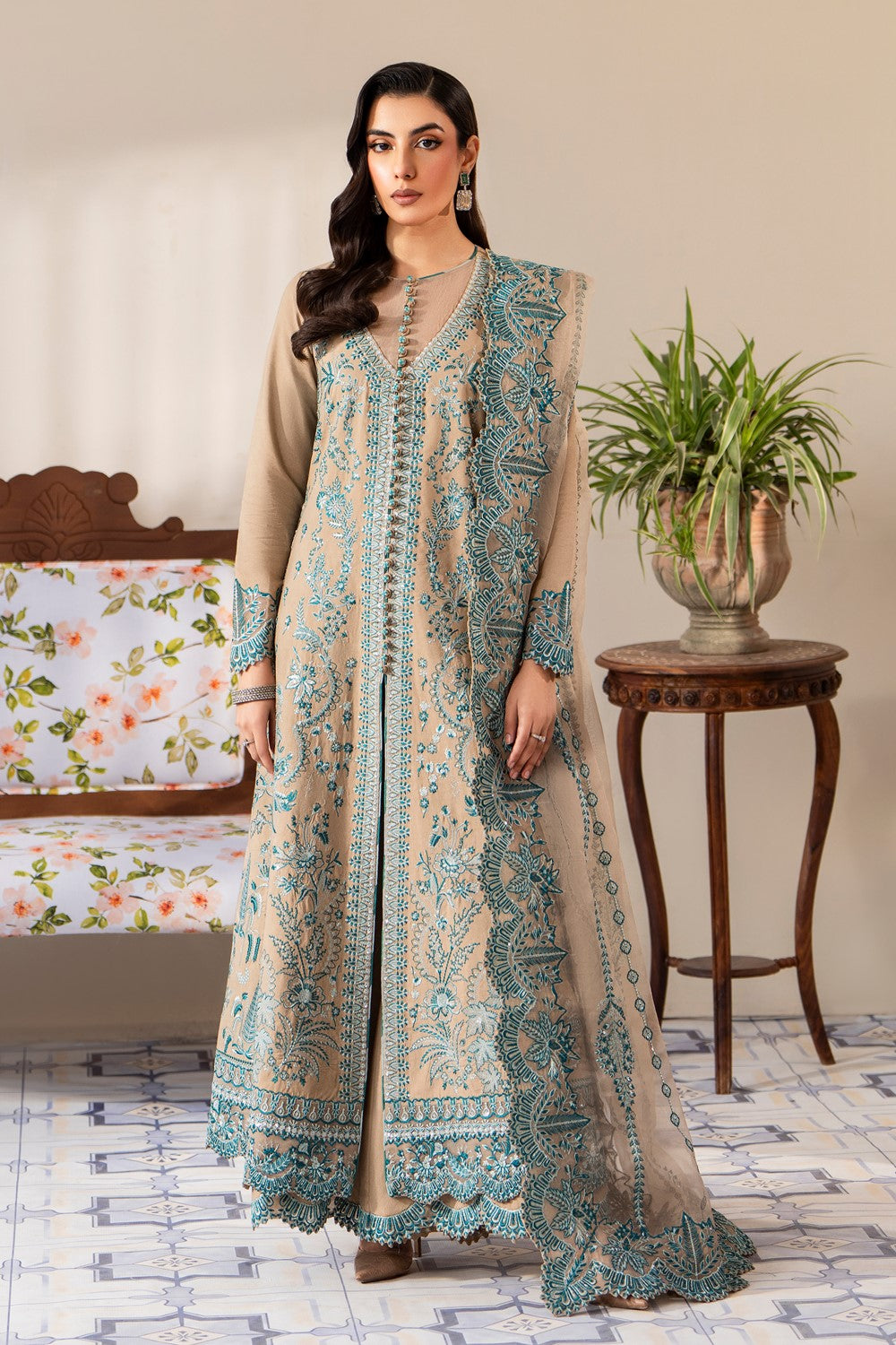 Maryum N Maria | Luxury Lawn 25 | ASHYA - MS50119 - by - Libasekhas UK - Registered Vendor of : Maryum N Maria - 100% Original Designer Dresss