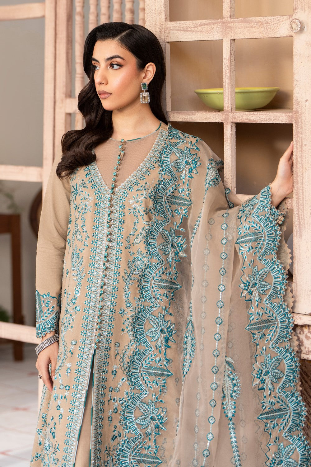 Maryum N Maria | Luxury Lawn 25 | ASHYA - MS50119 - by - Libasekhas UK - Registered Vendor of : Maryum N Maria - 100% Original Designer Dresss