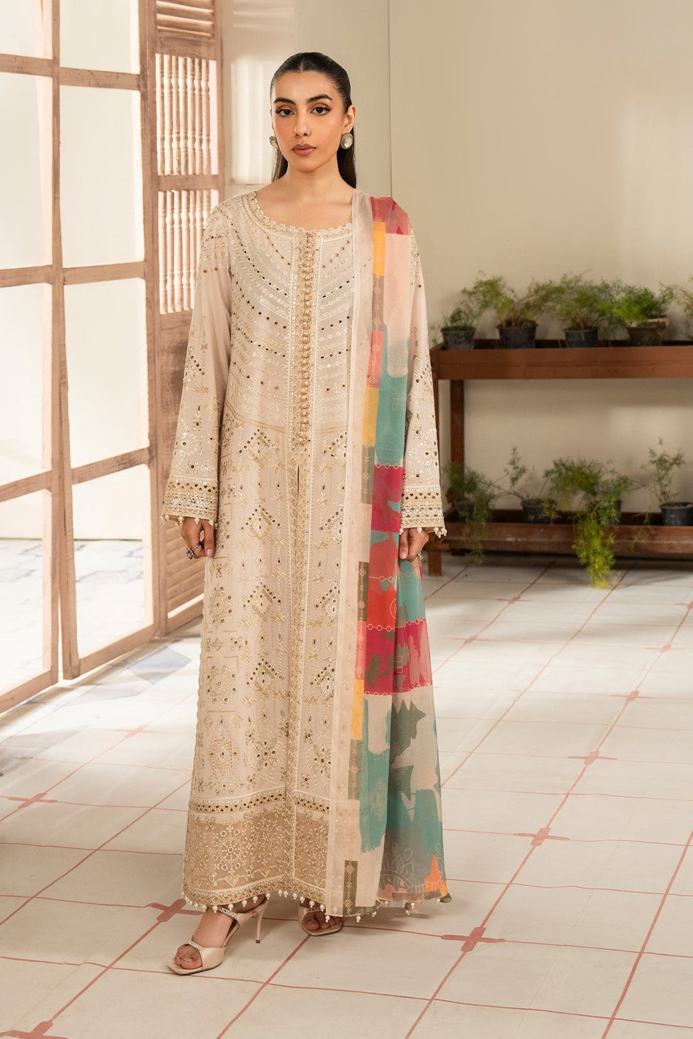 Maryum N Maria | Luxury Lawn 25 | ABIA - MS50120 - by - Libasekhas UK - Registered Vendor of : Maryum N Maria - 100% Original Designer Dresss